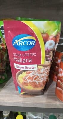 Salsa italiana Arcor doy pack 340 g