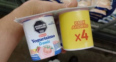 Yogur entero frutilla Yogurisimo cremix 4 120 g