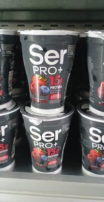 Yogur descremado batido frutos rojos Ser pro+ 175 gr