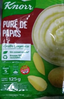 Puré papa Knorr bolsa 125 g