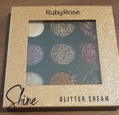 Paleta de sombras Shine Glitter Ruby Rose