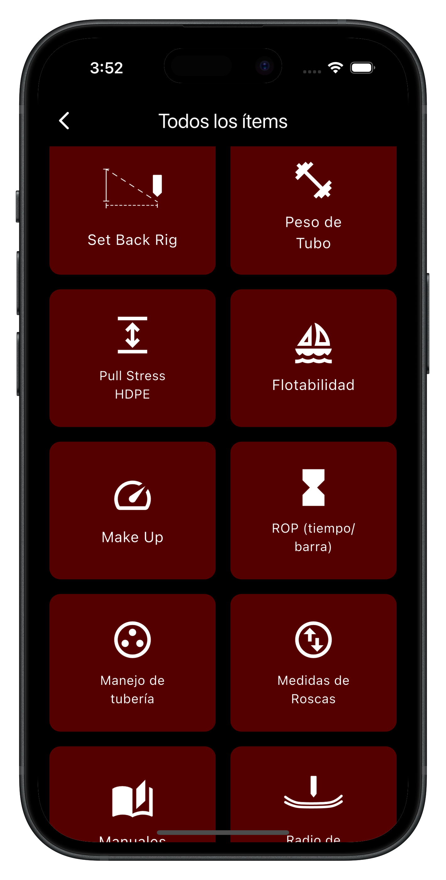 Captura HDD ProCalc - Pantalla 2
